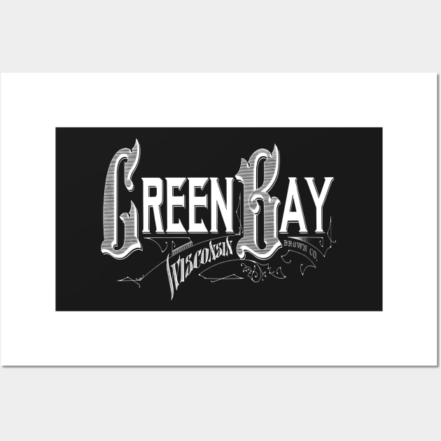 Vintage Green Bay, WI Wall Art by DonDota